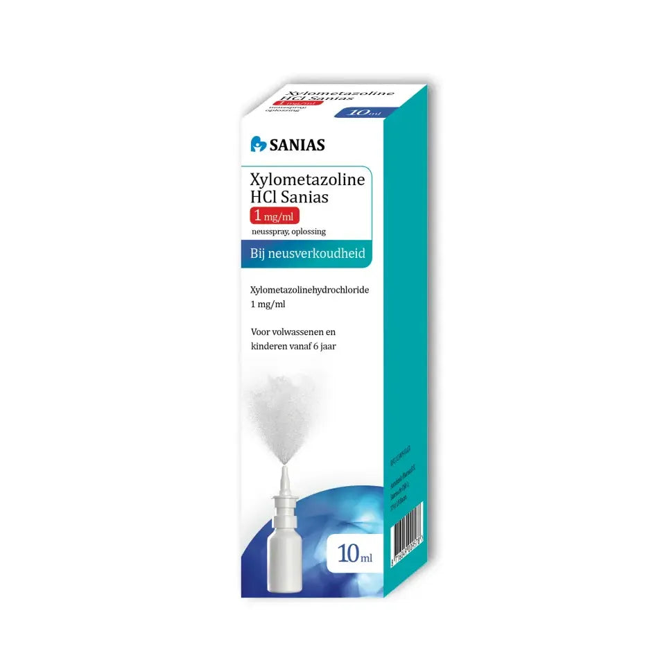 Sanias Xylometazoline HCI 1 mg spray 10 ml