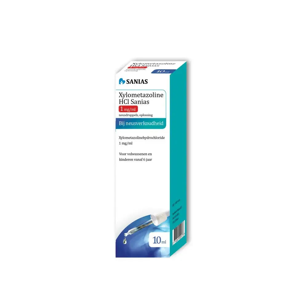 Sanias Xylometazoline HCI 1 mg druppels 10 ml