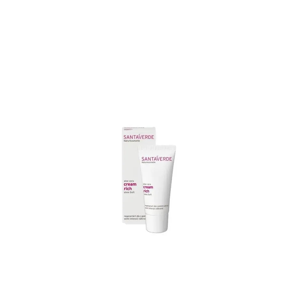 Santaverde Aloe vera cream rich parfumvrij 30 ml