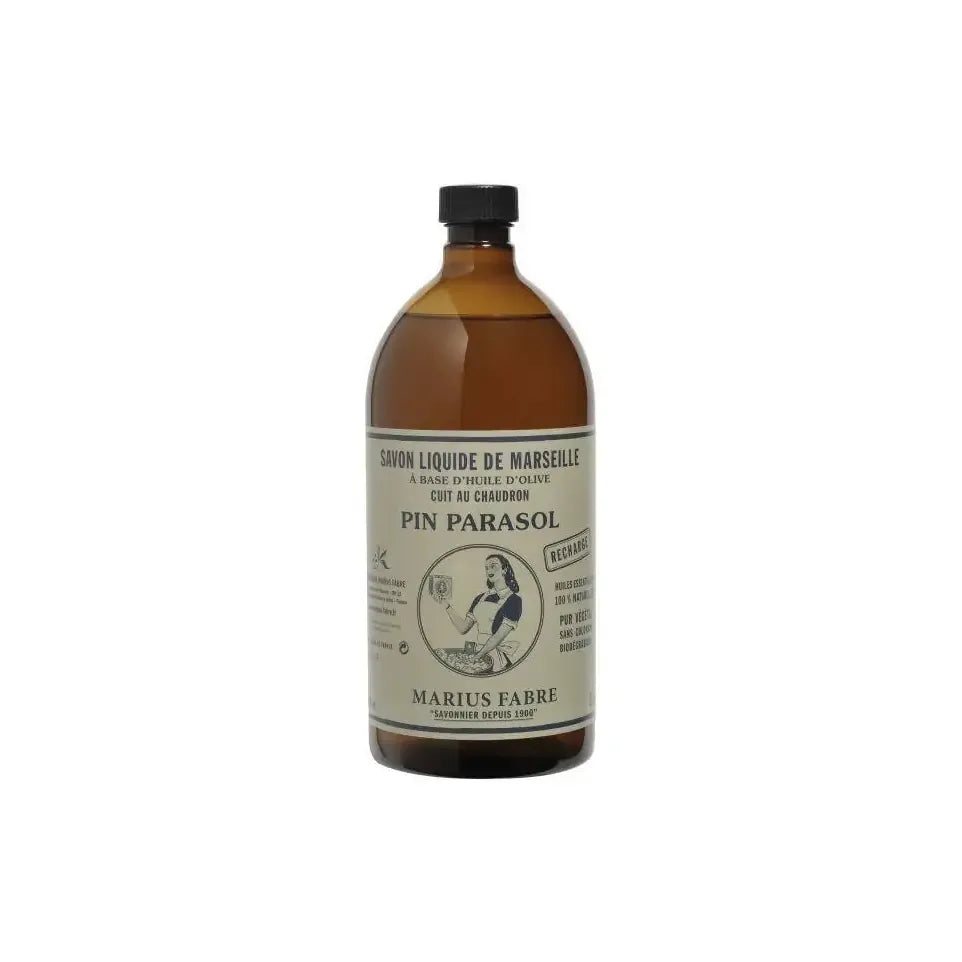 Marius Fabre Nature Marseille zeep pin parasol navul 1 liter