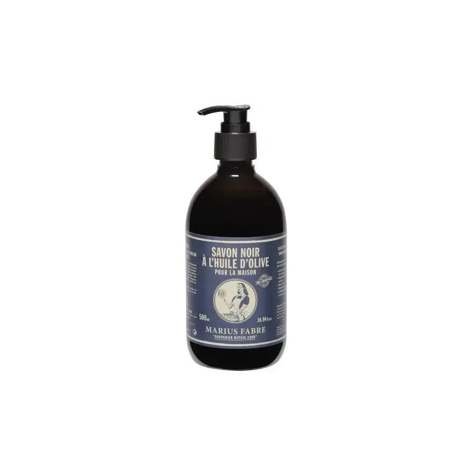 Marius Fabre Savon noir zwarte zeep met pomp 500 ml