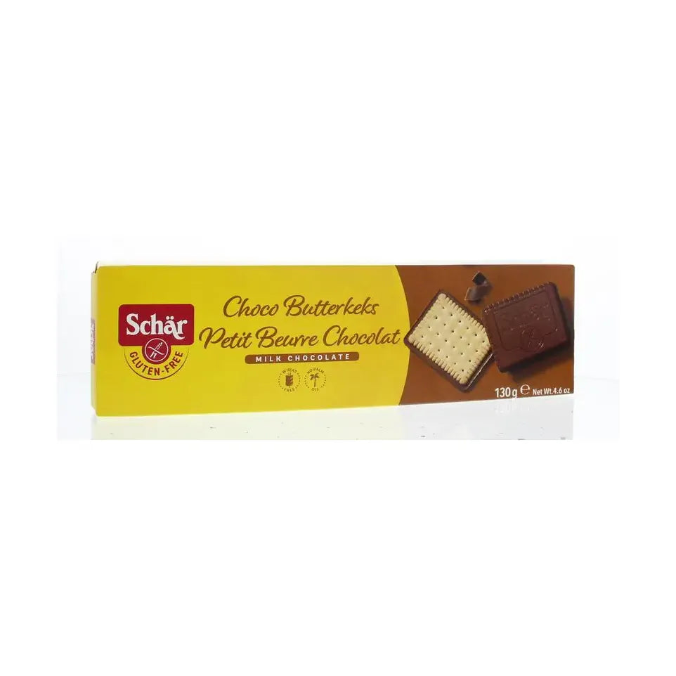 Schar Butterkeks (biscuit) chocolade 130 gram