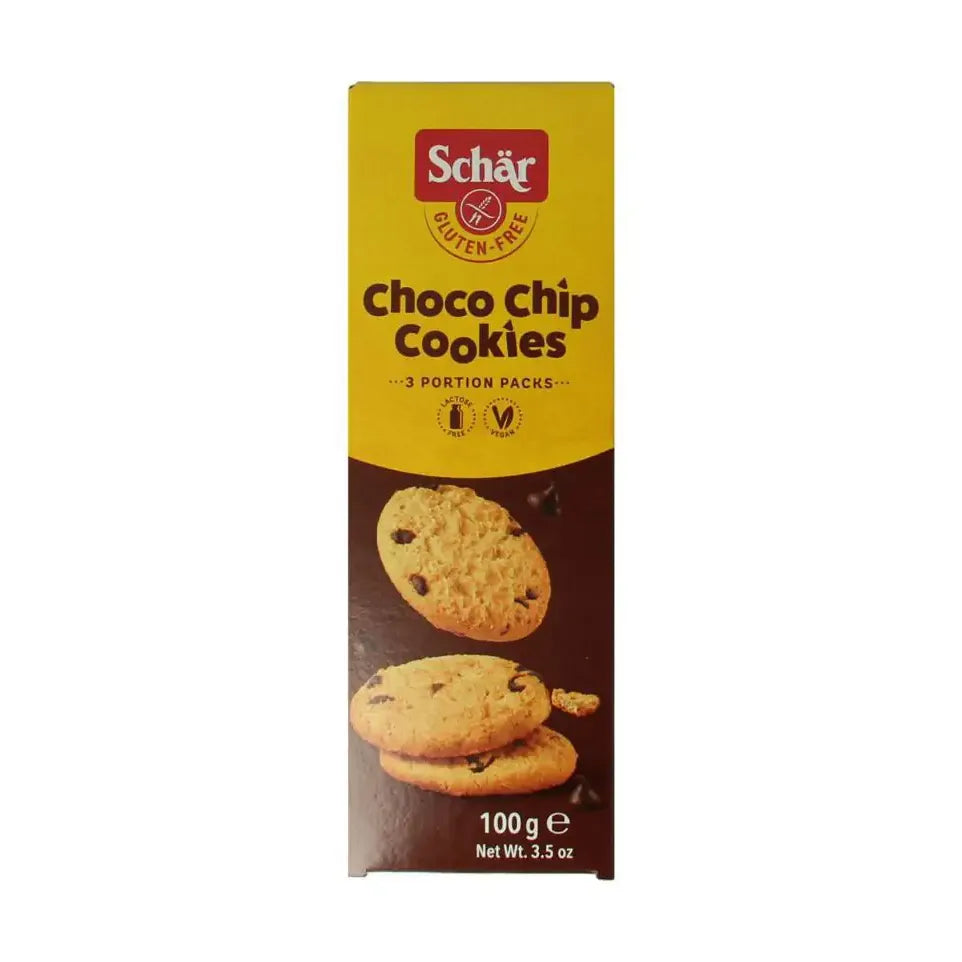 Schar Choco chip cookies 100 gram