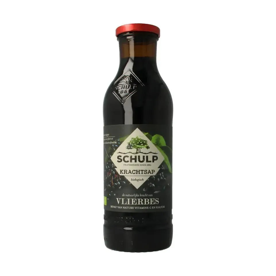 Schulp Krachtsap Vlierbes puur 750 ml
