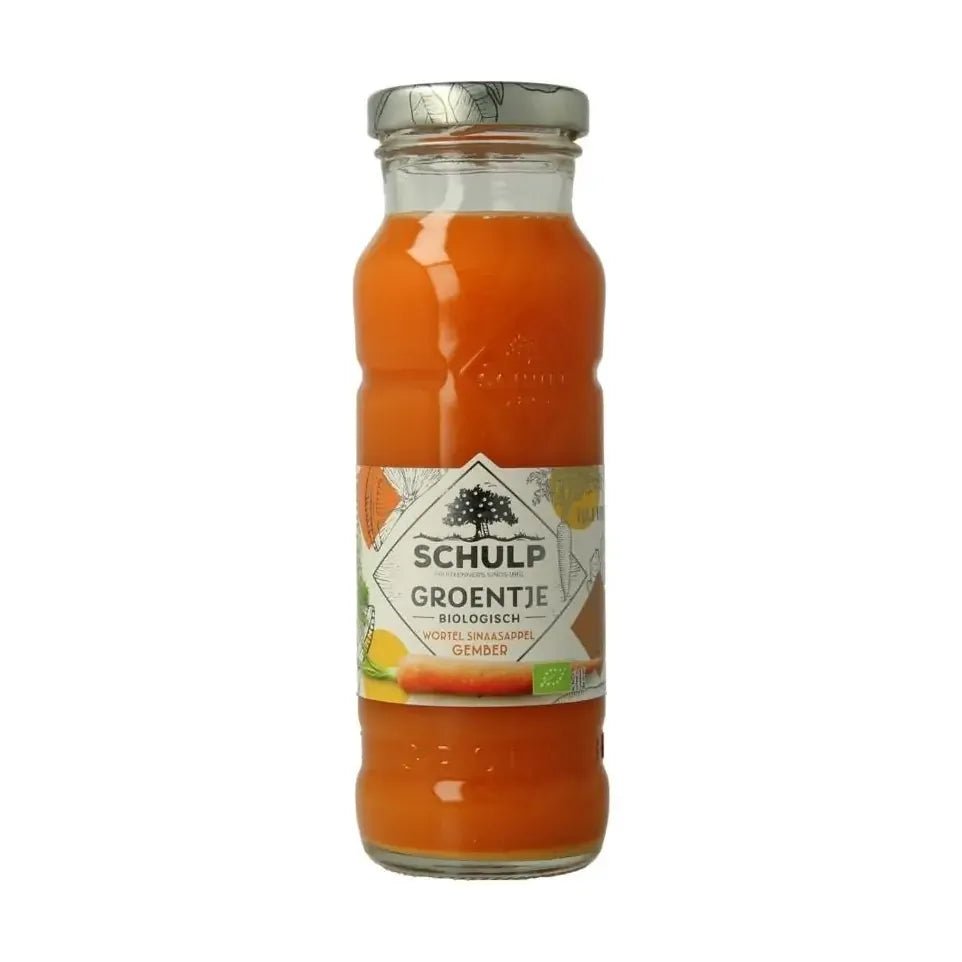 Schulp Wortel sinaasapp gembersap biologisch 200 ml