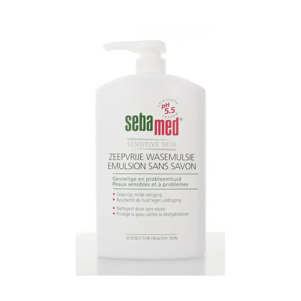 Sebamed Zeepvrij wasemulsie pomp 1 liter