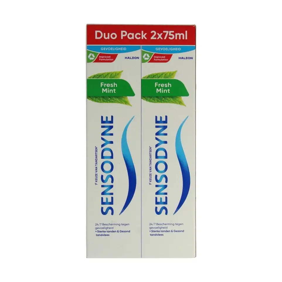 Sensodyne tp fresh mint 2x75ml 150 ml