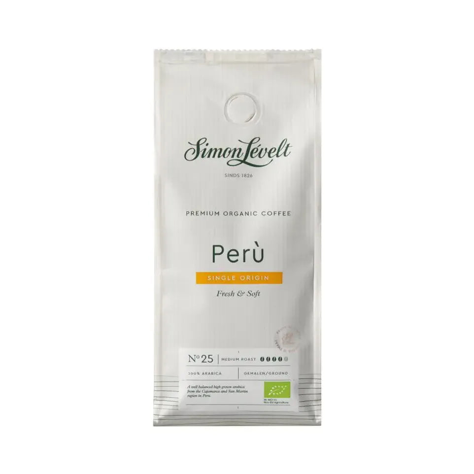 Simon Levelt Cafe organico Peru Tunki snelfilter 250 gram
