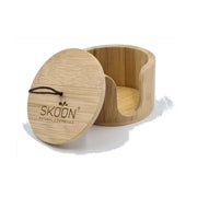Skoon face pad holder bamboo
