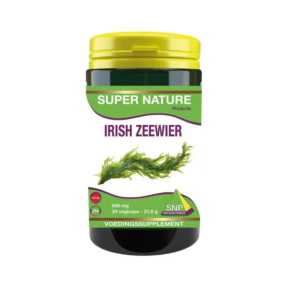 SNP Irish zeewier 600 mg puur 900 mcg jodium 30 capsules