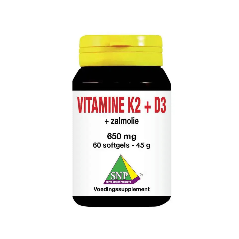 SNP Vitamine K2 D3 zalmolie 60 capsules