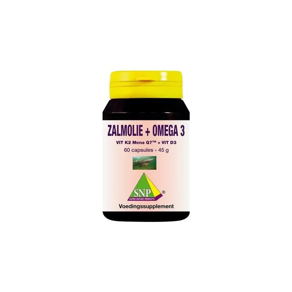 SNP Zalmolie & vit. K2 mena Q7 & vit. D3 & vit. E 60 capsules