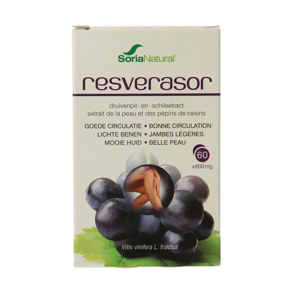 Soria Resverasor 600 mg 60 tabletten