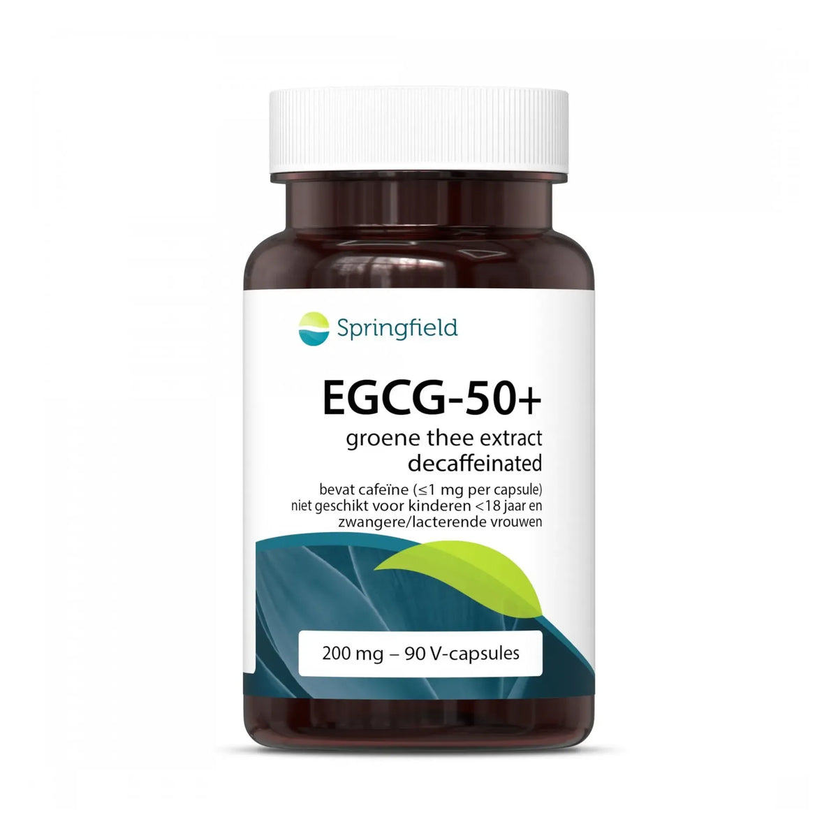 Springfield EGCG-50+ groene thee extract 90 vcaps