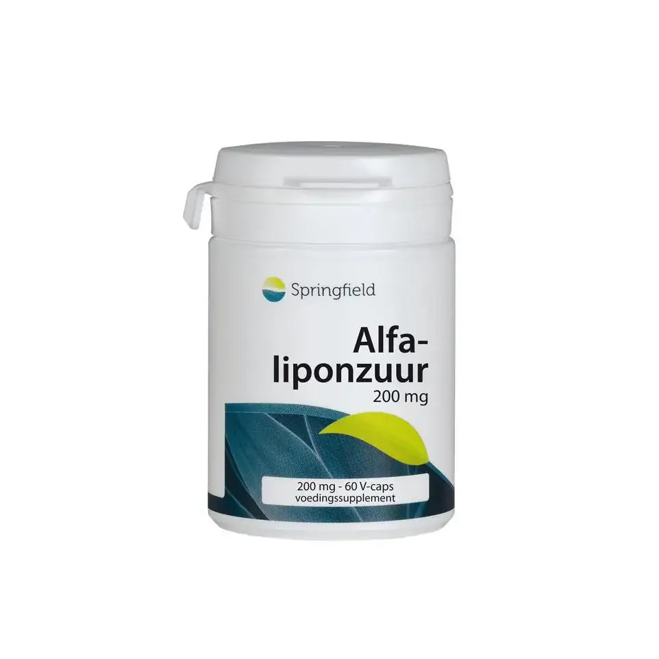 Springfield Alfa-liponzuur 200 mg 60 vcaps