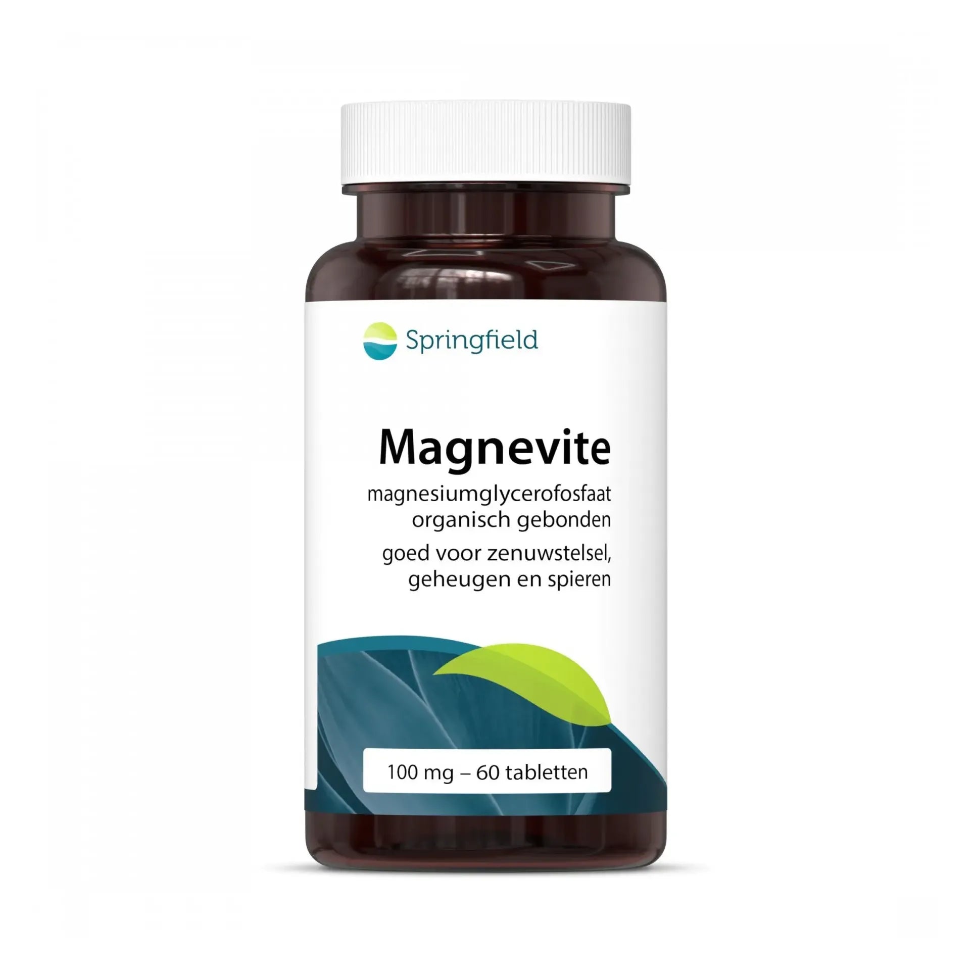 Springfield Magnevite magnesium glycerofosfaat 100 mg 60