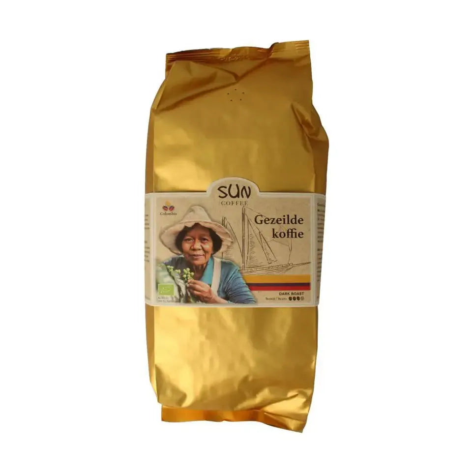 Sun Coffee Gezeilde koffiebonen dark roast 1 kg