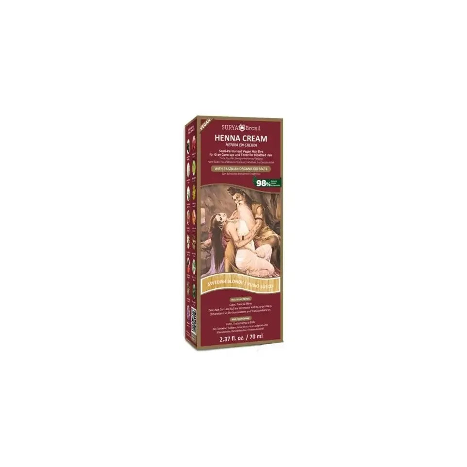 Surya Brasil Henna haarverf cream Swedish blonde 70 ml