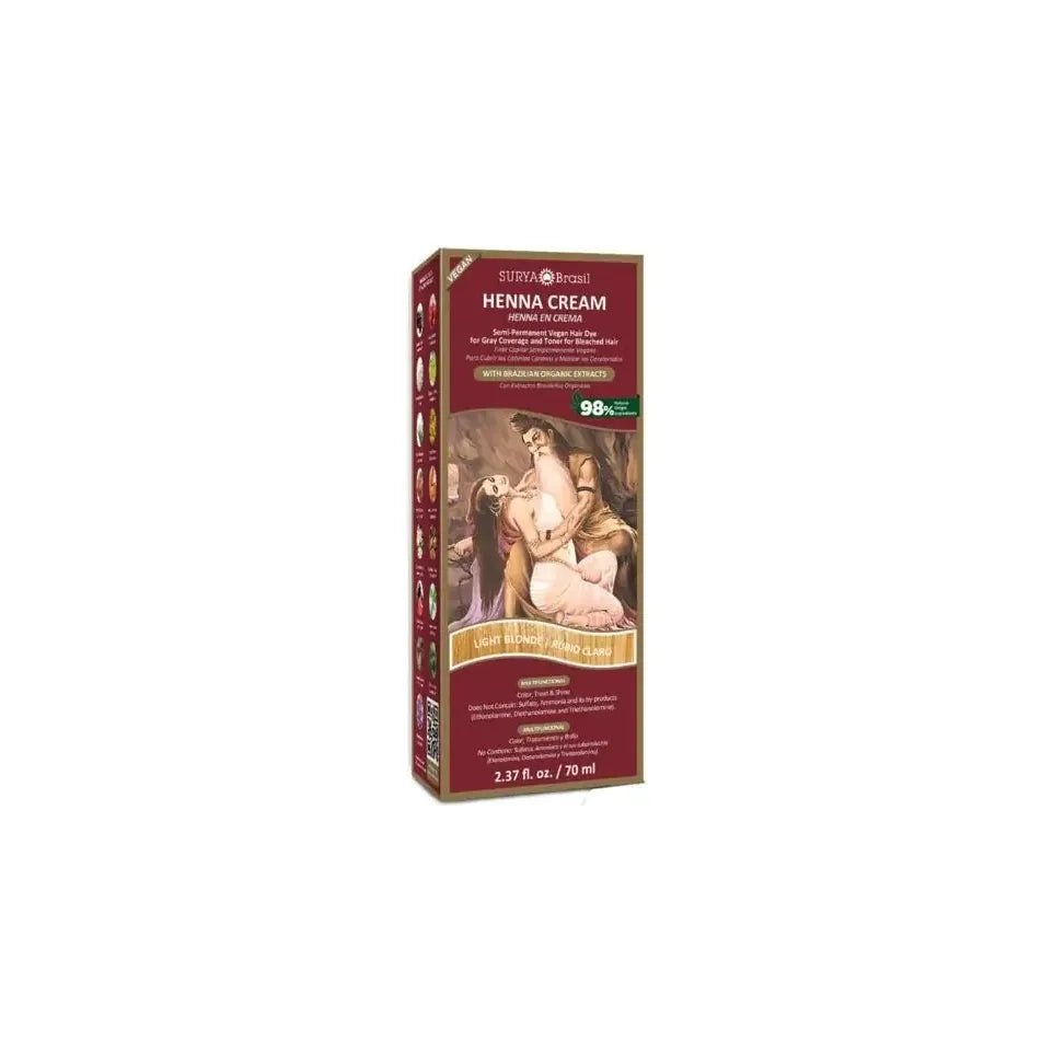 Surya Brasil Henna haarverf creme licht blond 70 ml