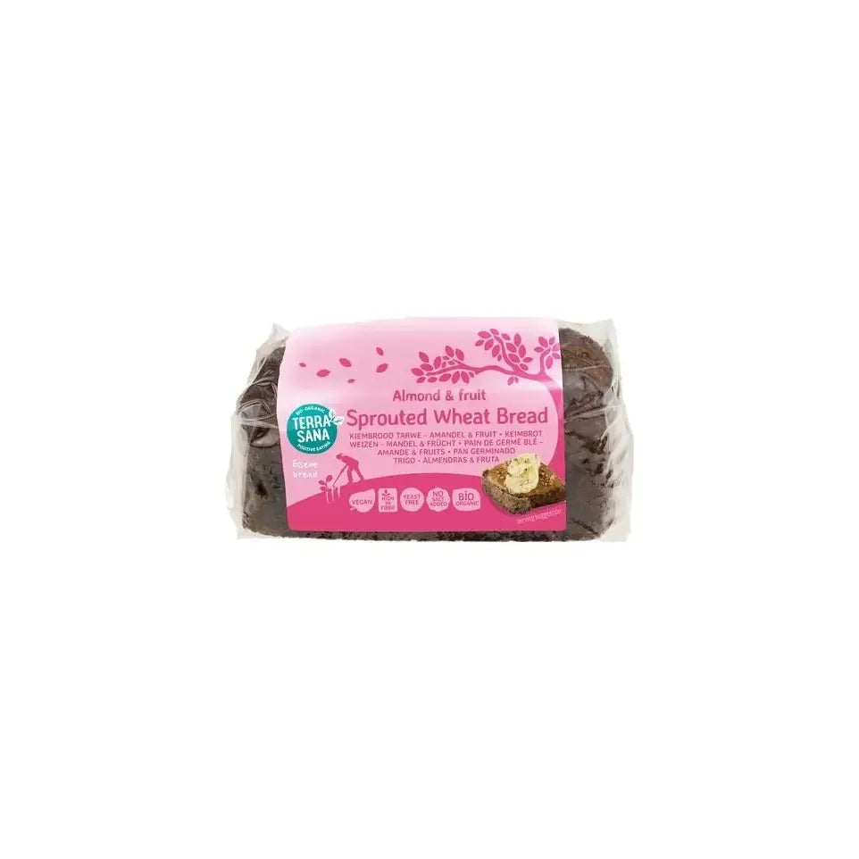 Terrasana Kiembrood tarwe met amandel & fruit bio 400 gram