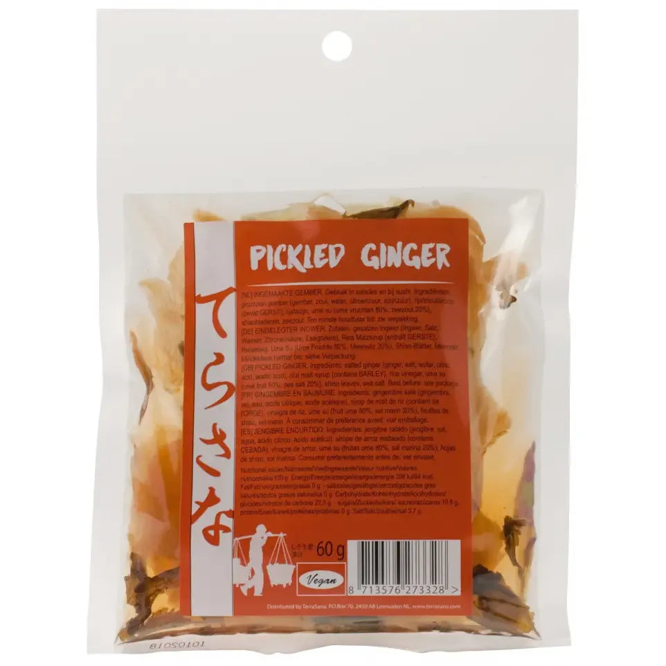 Terrasana Gember pickled 60 gram