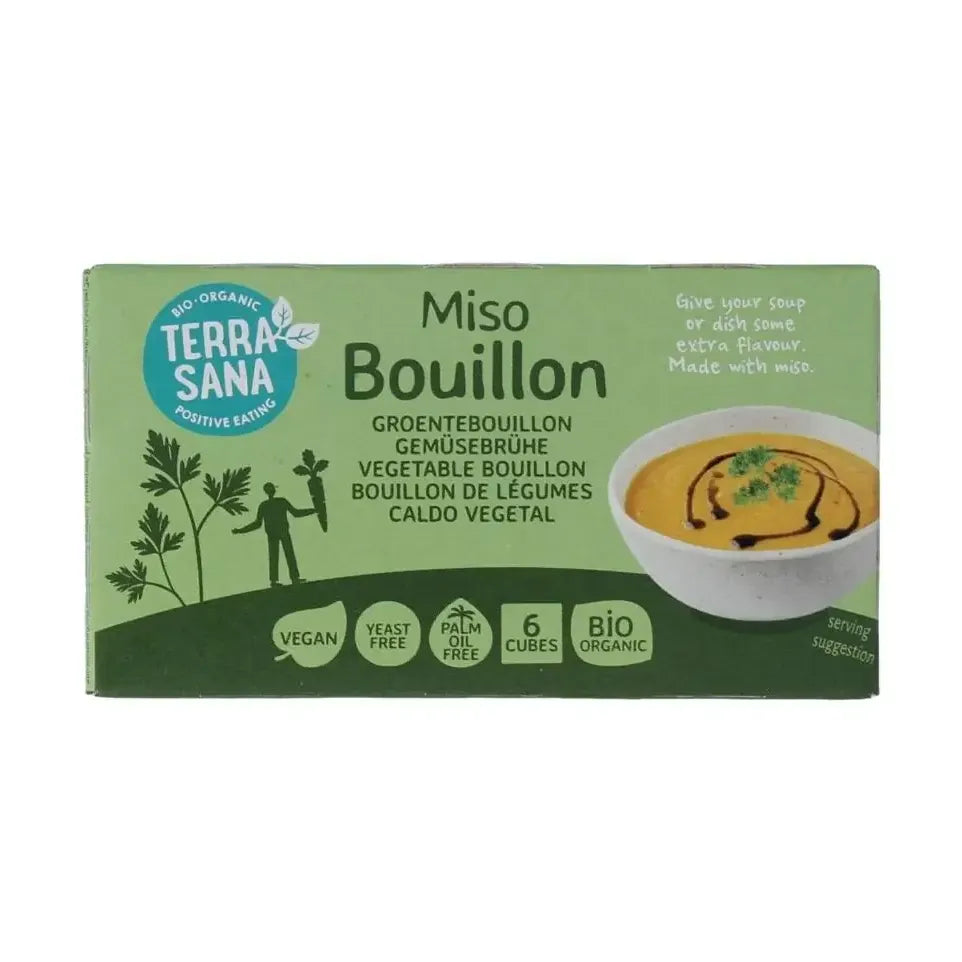 Terrasana Groentebouillonblokjes miso bio 64 gram