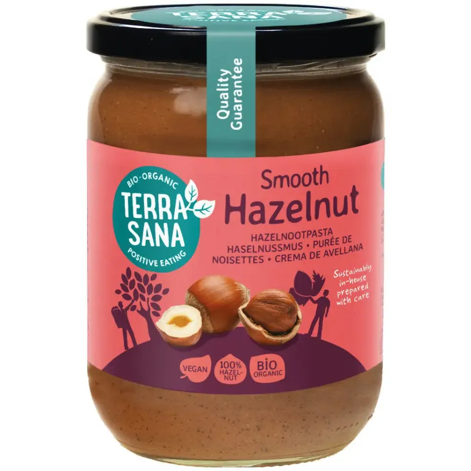 Terrasana Hazelnootpasta bruin bio 500 gram