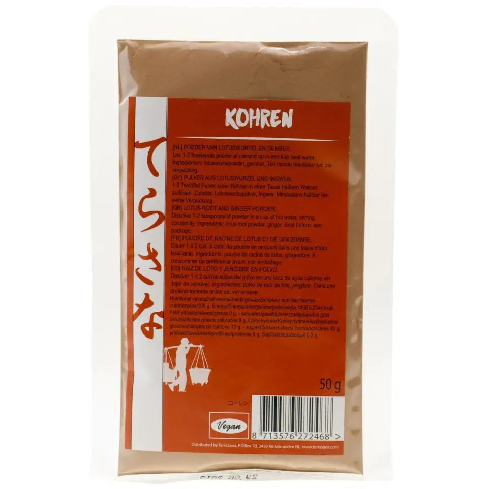 Terrasana Kohren lotuswortelpoeder 50 gram