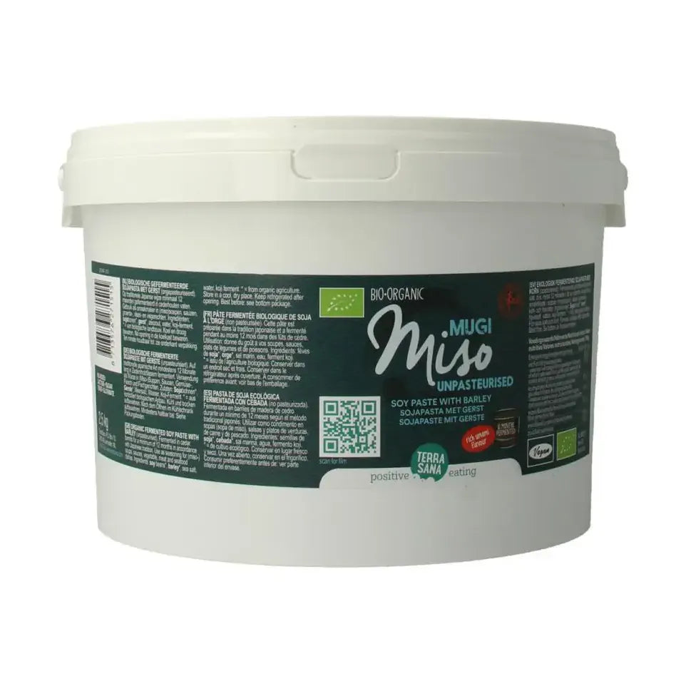 Terrasana Mugi miso ongepasteuriseerd bio 2500 gram
