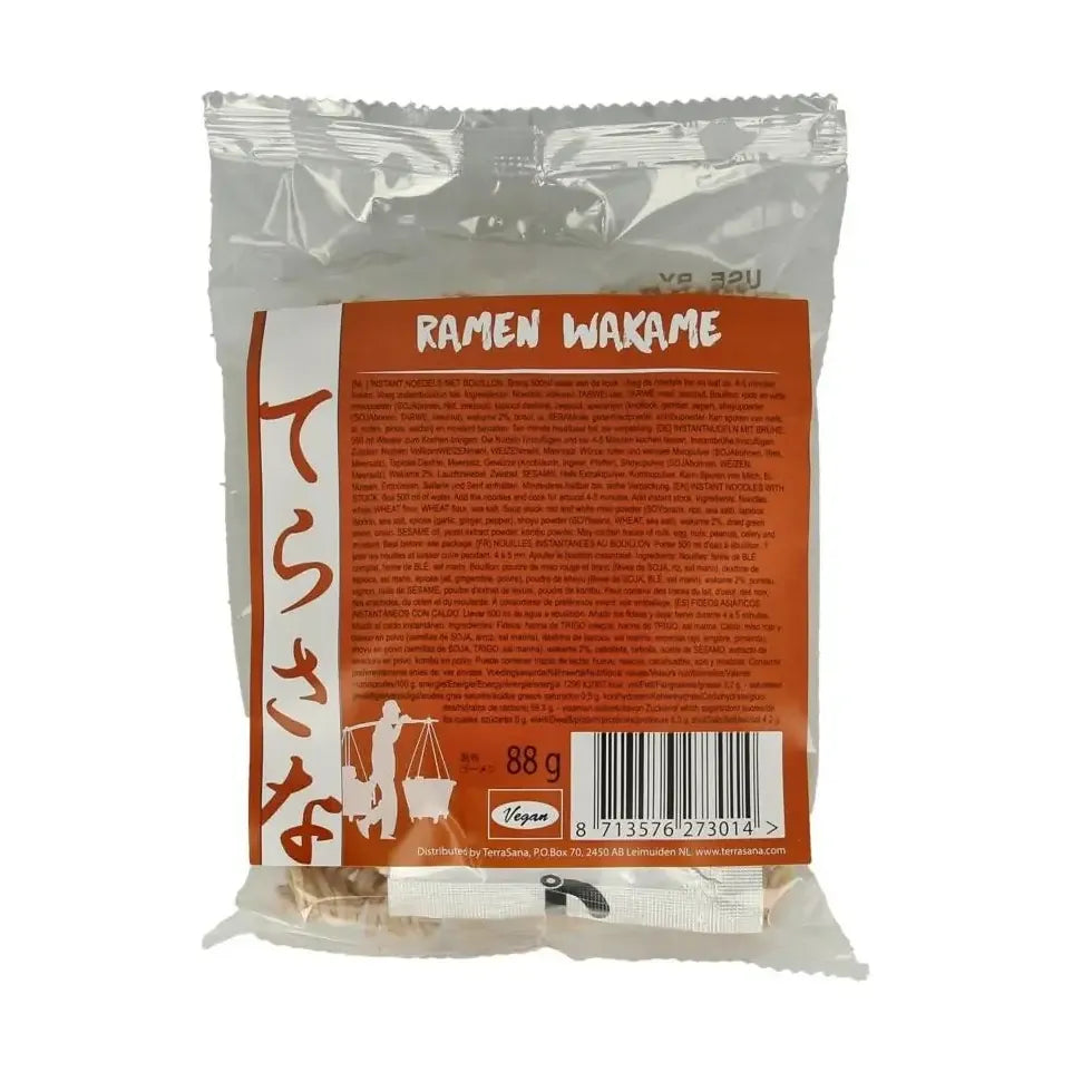 Terrasana Ramen wakame noodles 88 gram