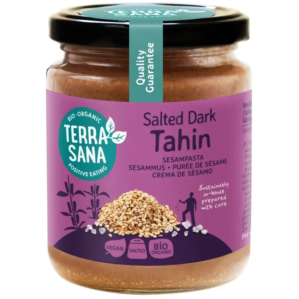 Terrasana Tahin dark met Himalayazout bio 250 gram