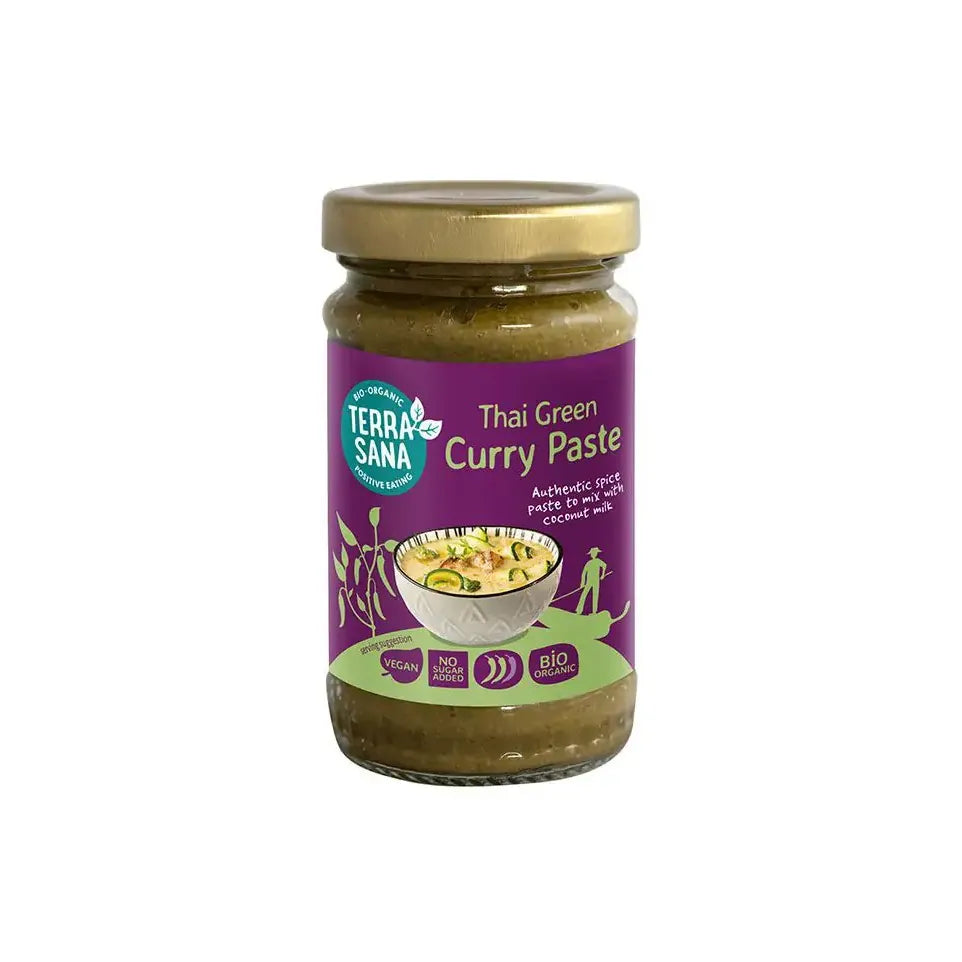 Terrasana Thaise groene currypasta bio 120 gram