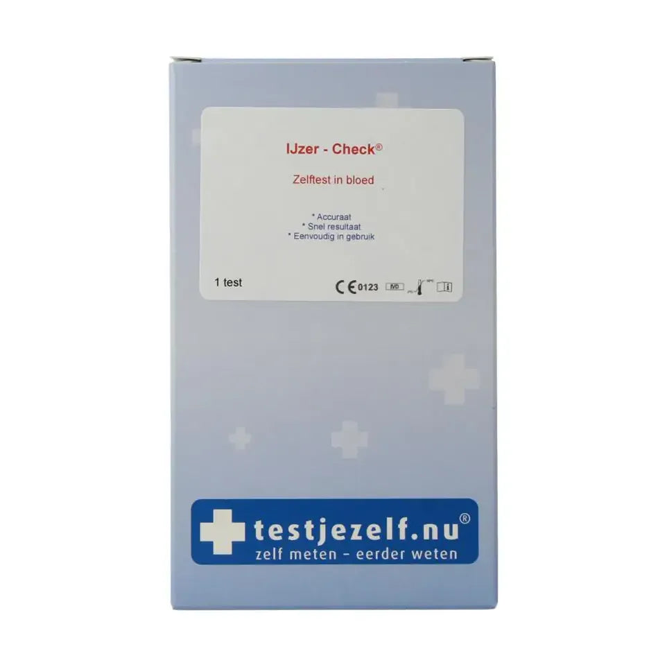 Testjezelf.nu IJzer check zelftest
