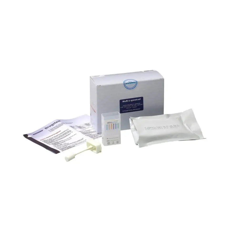 Testjezelf.nu Multidrugtest 6 speeksel kit 4 stuks