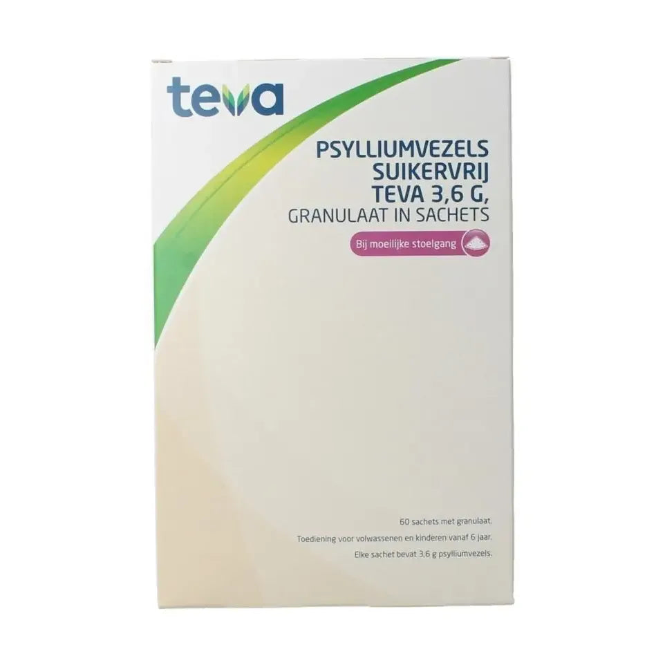 Teva Psylliumvezels granulen 60 sachets