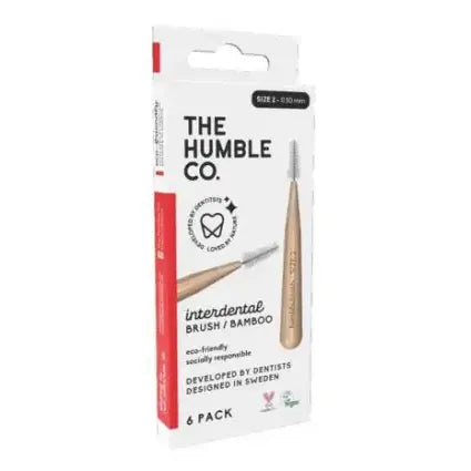 The Humble Co Interdental borstel 0.50 mm rood 6 stuks