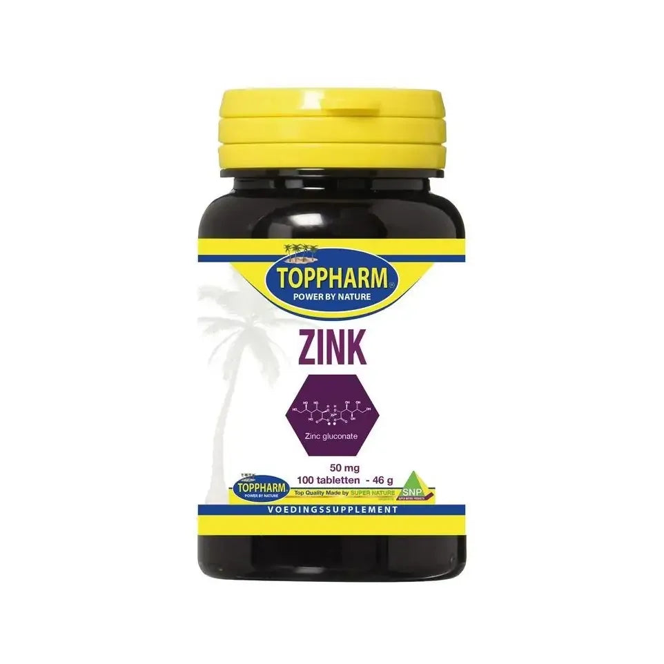 Toppharm Zink 50 mg 100 tabletten