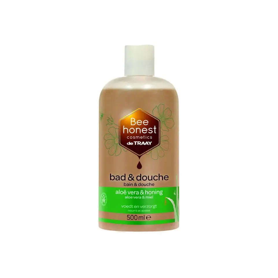 Traay Bee Honest Bad / douche aloe vera / honing 500 ml
