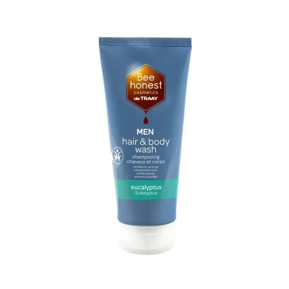 Traay Bee Honest Hair & body wash men eucalyptus 200 ml