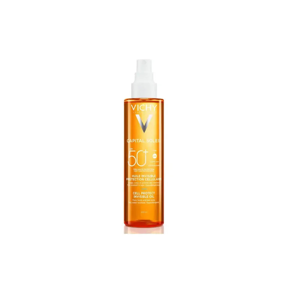 Vichy Capital soleil UV cel protect olie SPF50+ 200 ml