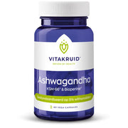 Vitakruid Ashwagandha KSM-66 & bioperine 60 vcaps (afbeelding 1)