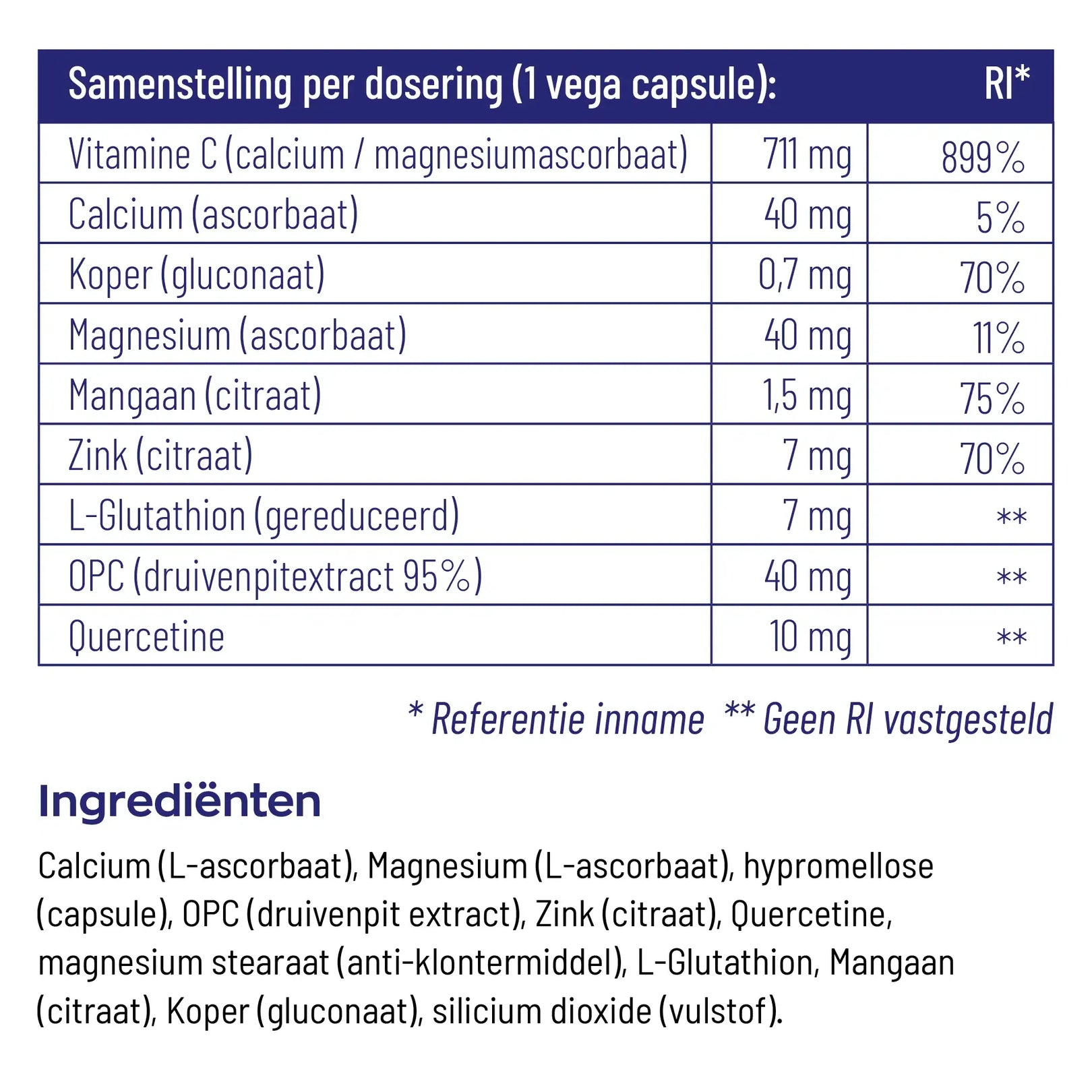 Vitakruid Gebufferde Vitamine C 90 vcaps (afbeelding 4)