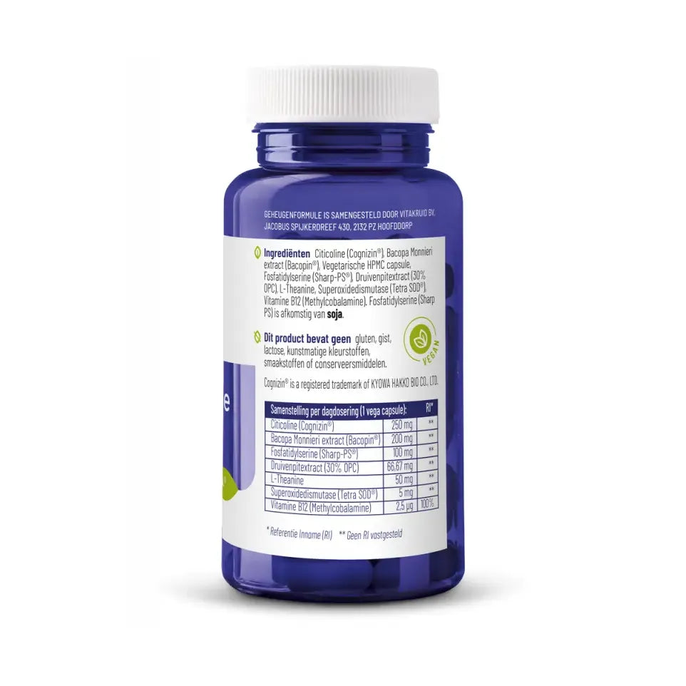 Vitakruid Geheugenformule 60 vcaps