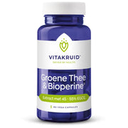 Vitakruid Groene Thee en Bioperine 60 vcaps