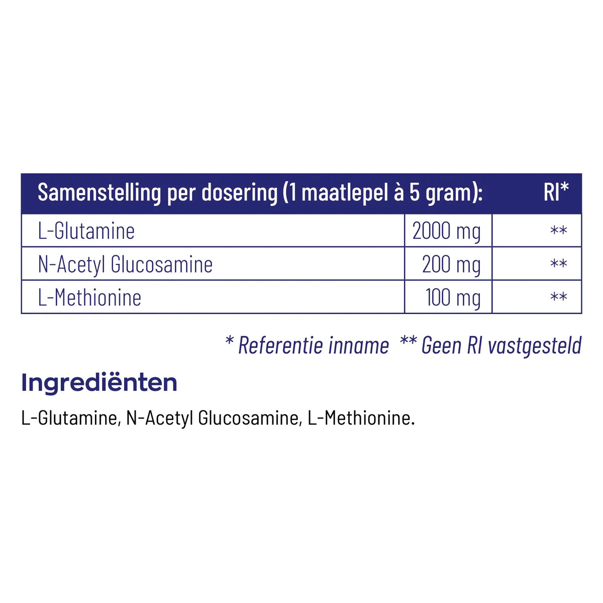 Vitakruid L-Glutamine Complex poeder 230 gram
