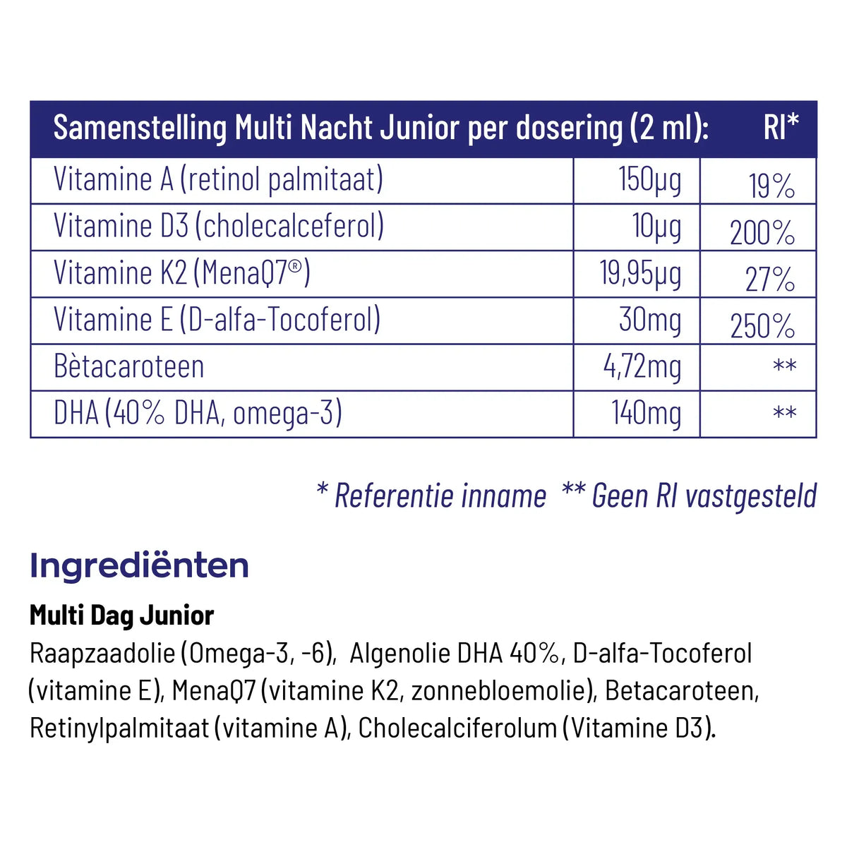 Vitakruid Multi dag & nacht junior 360 ml