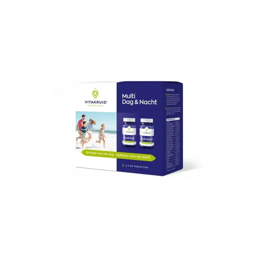 Vitakruid Multi Dag & Nacht Regulier 2 x 30 60 tabletten (afbeelding 1)