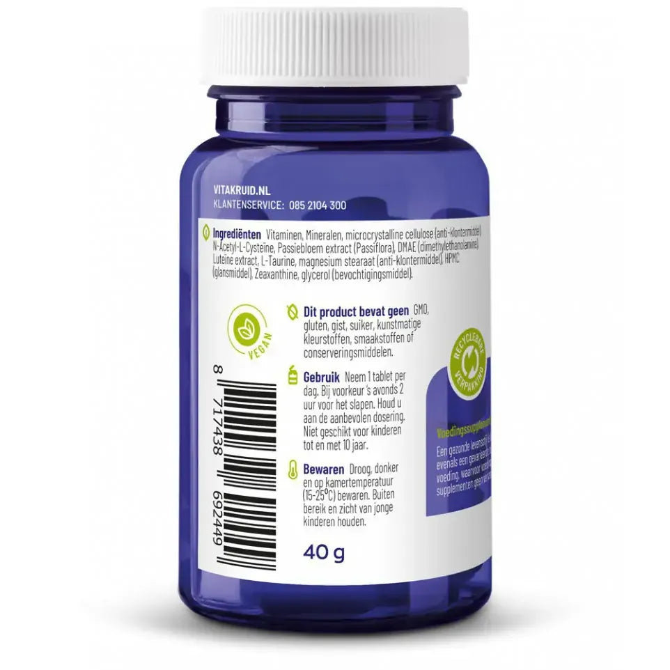 Vitakruid Multi dag & nacht vrouw 50+ 2 x 30 60 tabletten (afbeelding 7)
