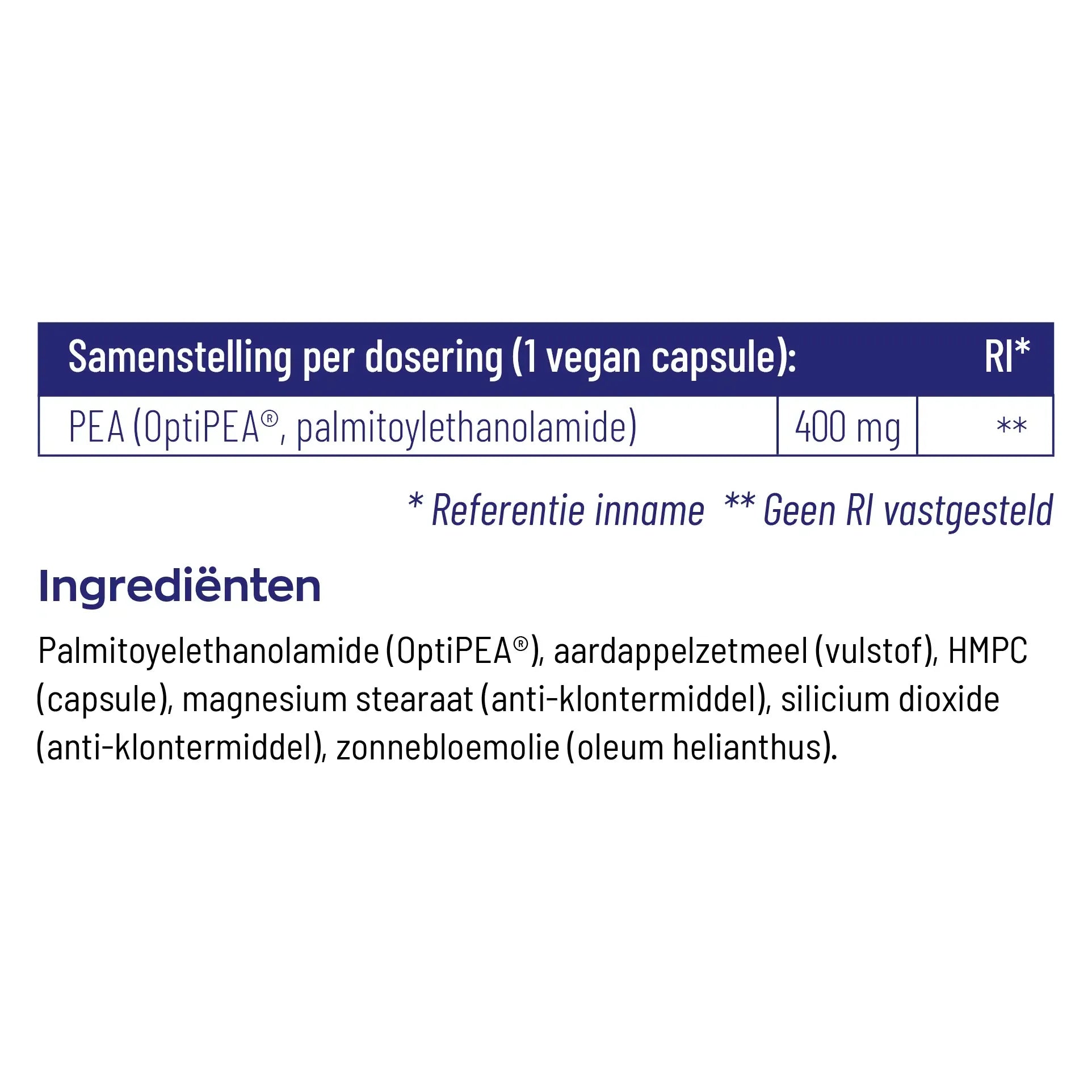 Vitakruid Pea Puur 400 60 vcaps