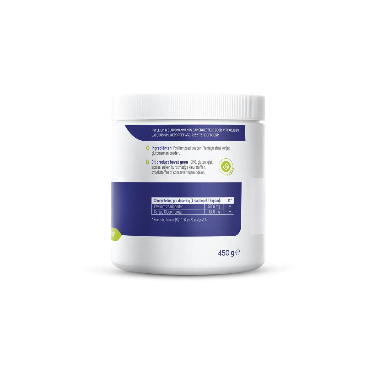 Vitakruid Psyllium & glucomannan 450 gram